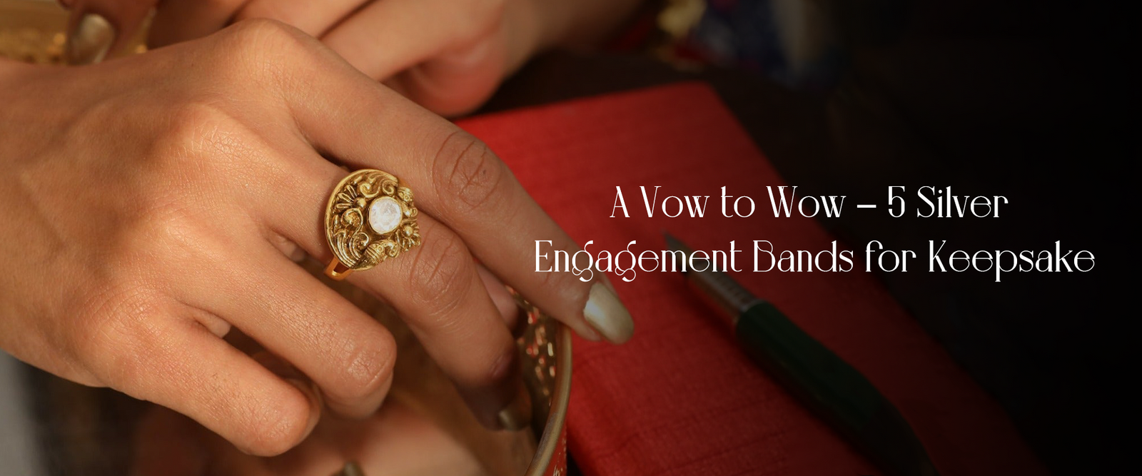 A Vow to Wow – 5 Silver Engagement Bands for Keepsake