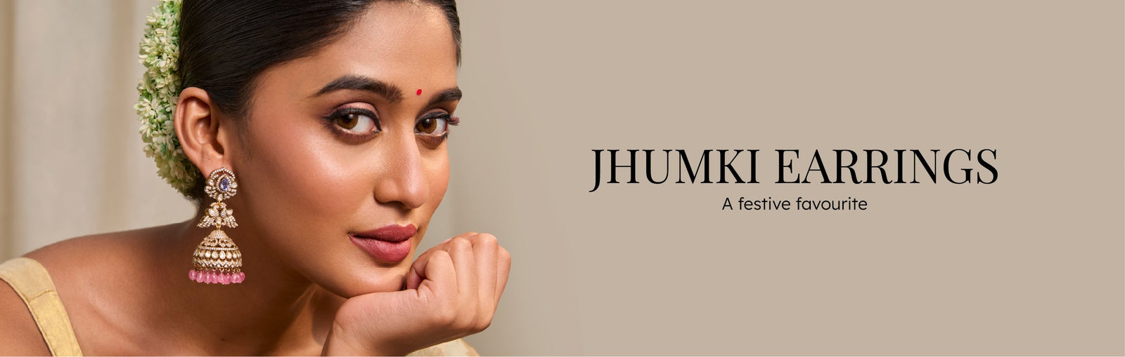 Silver Jhumki Earrings
