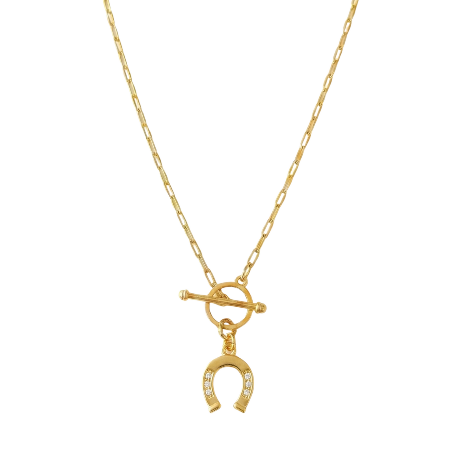 Lucky Horseshoe Silver Charm