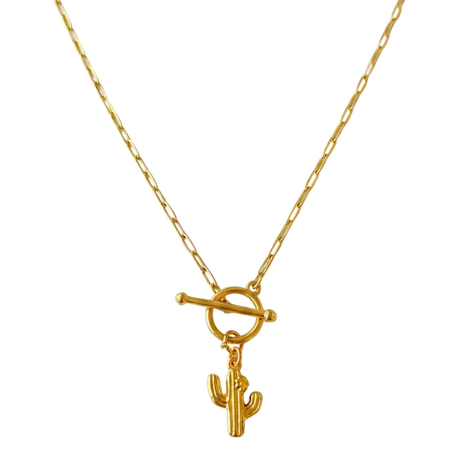 Wanderlust Cactus Silver Charm