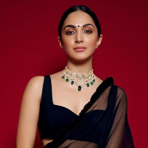 Mahisi Jadau Silver Necklace