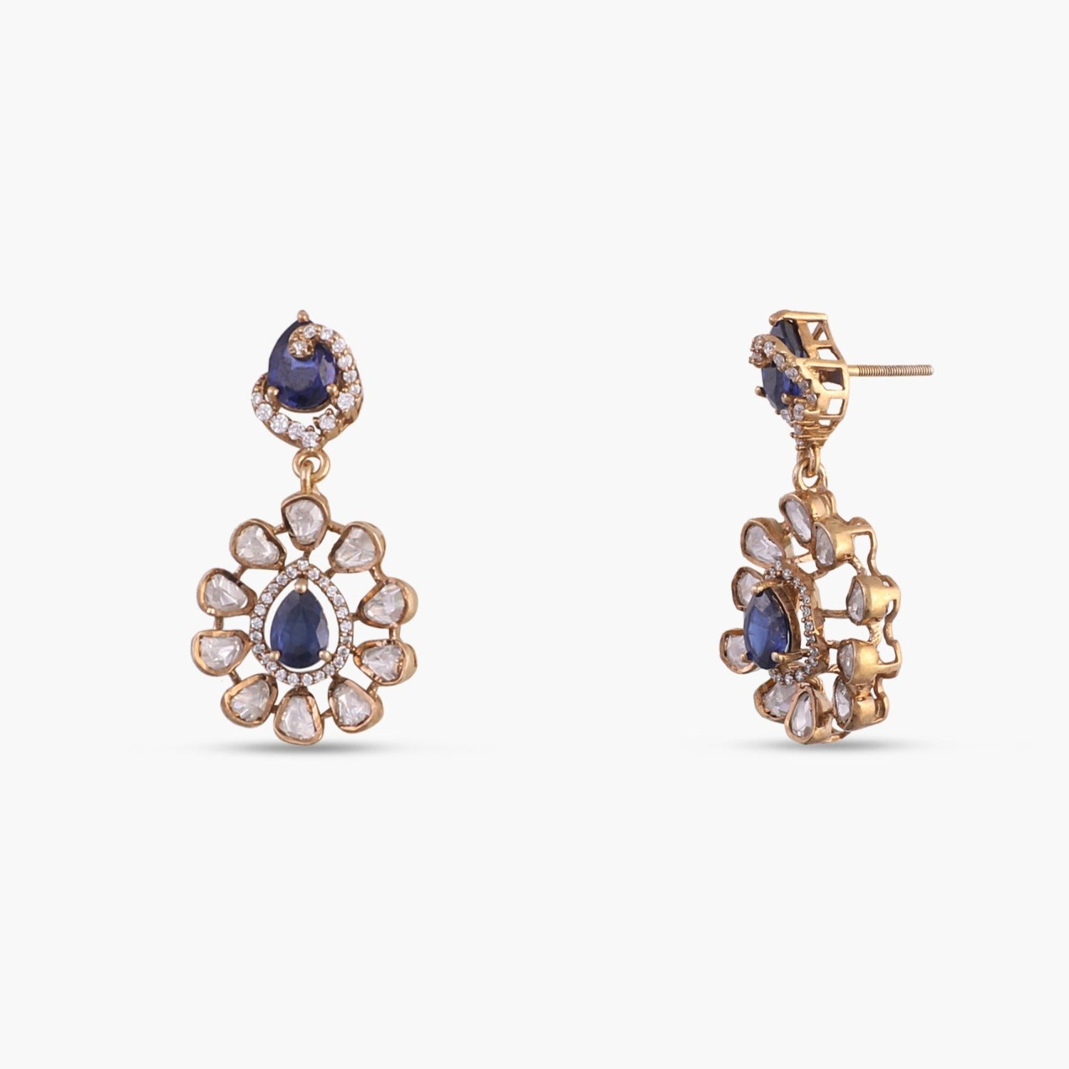 Sabah Moissanite Silver Necklace