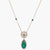 Saira Moissanites and Gemstone Pendant Necklace