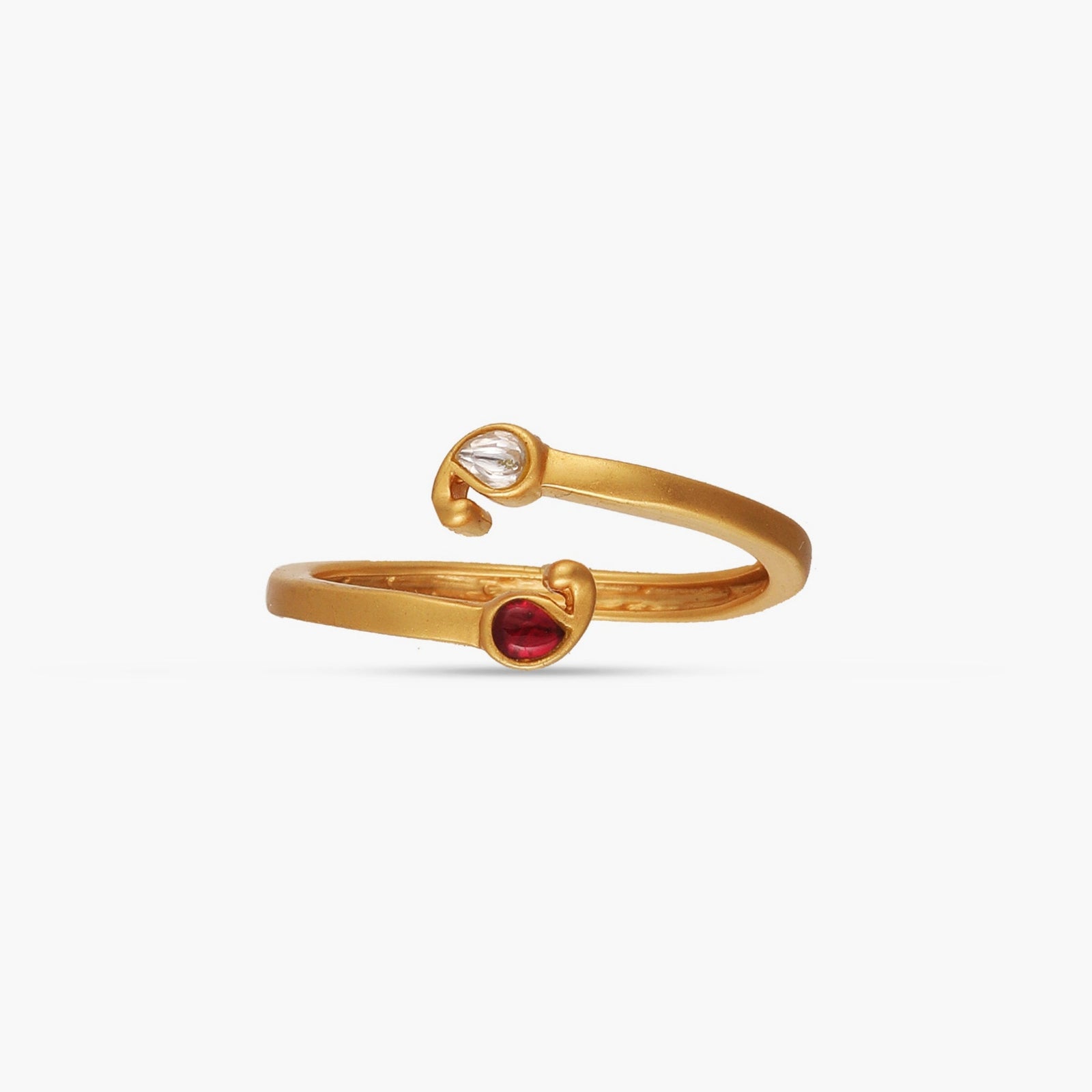 Minimal Jadau Silver Ring