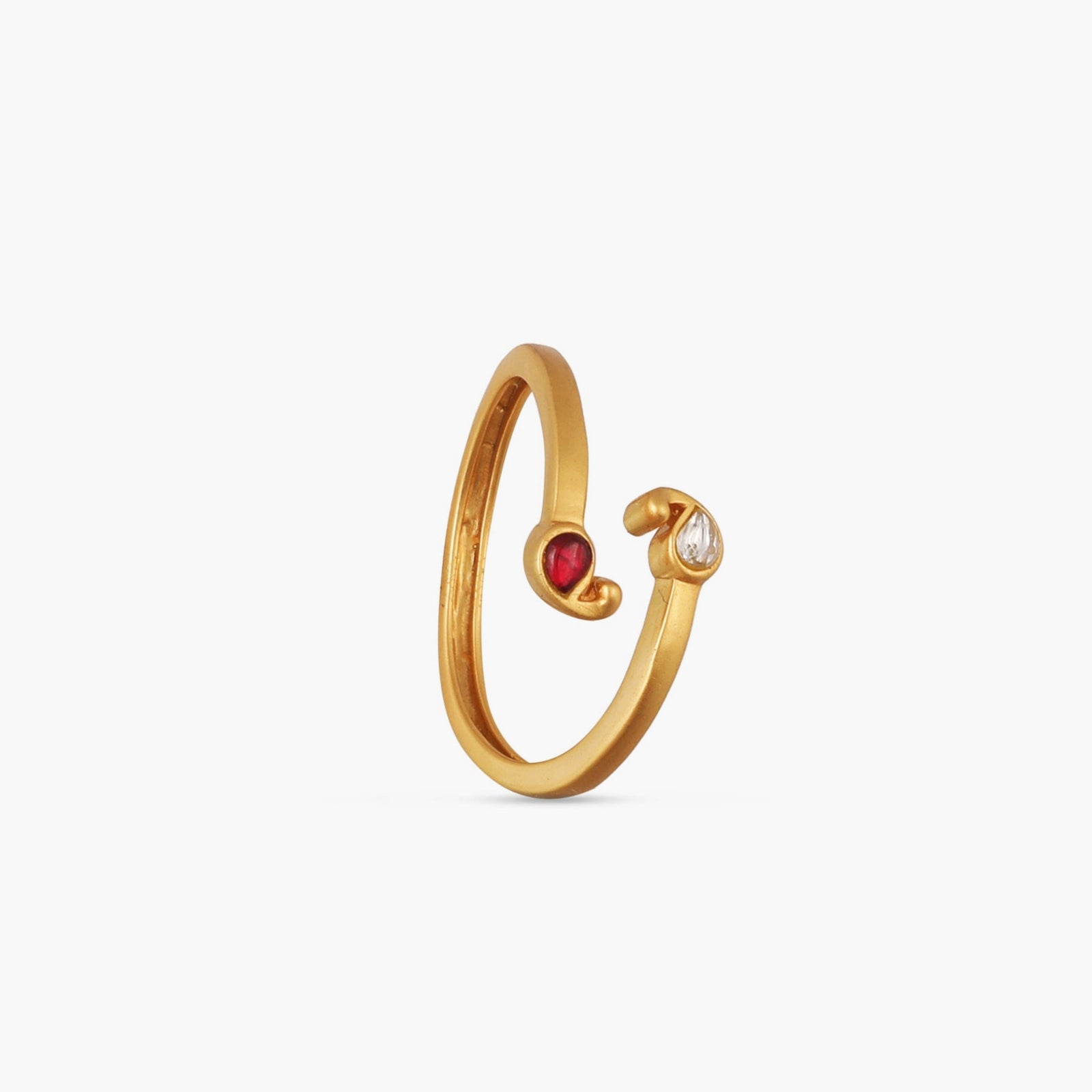Minimal Jadau Silver Ring