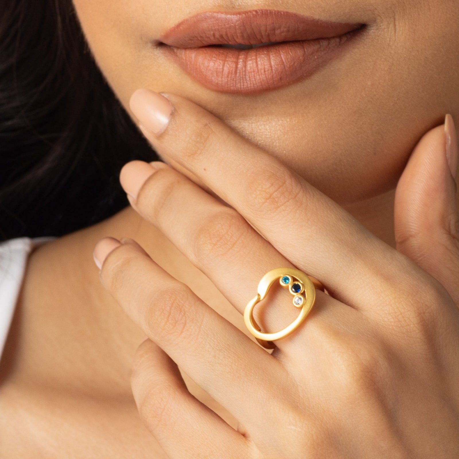 Coastline Oceana Silver Ring