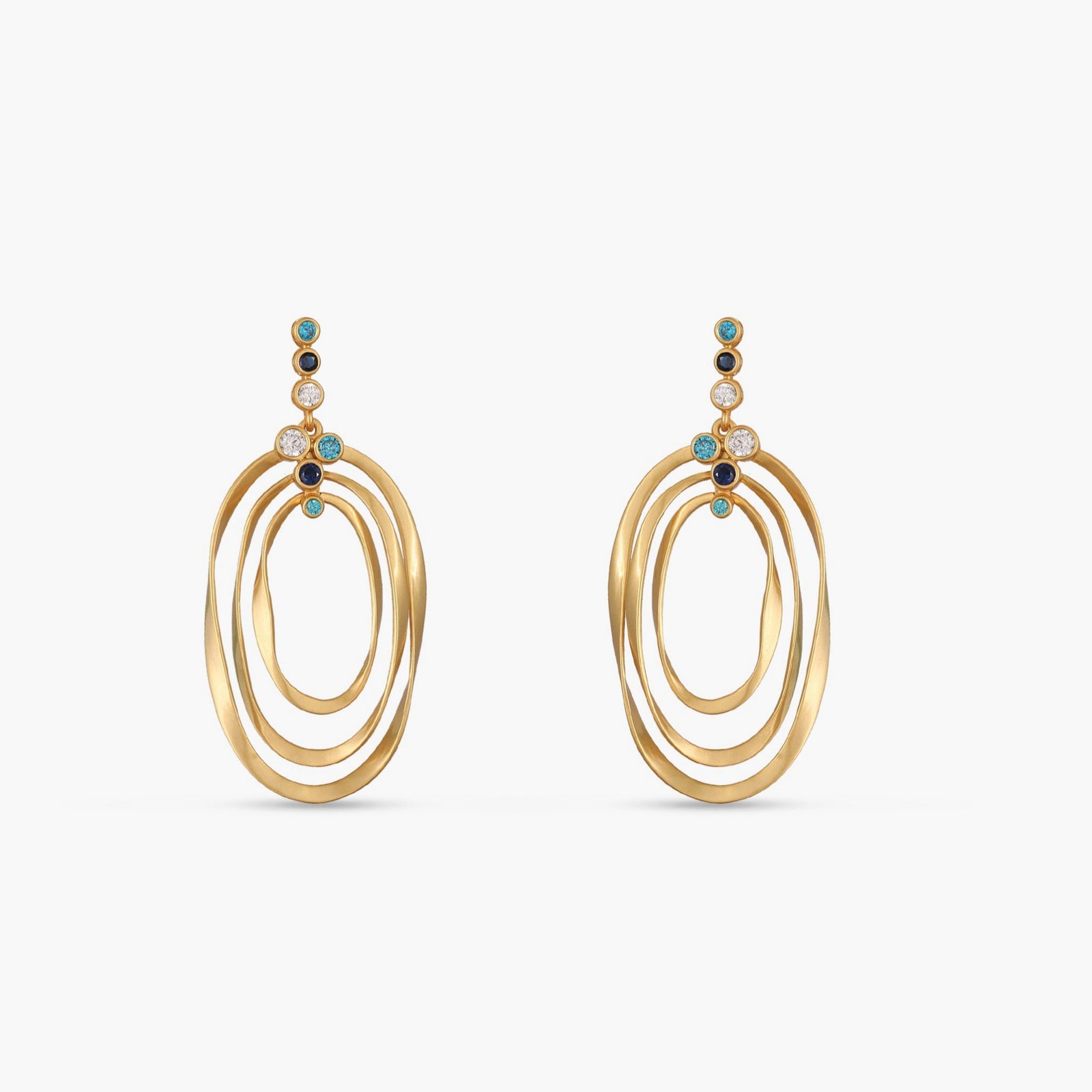 Coastline Mael Silver Drop Earrings