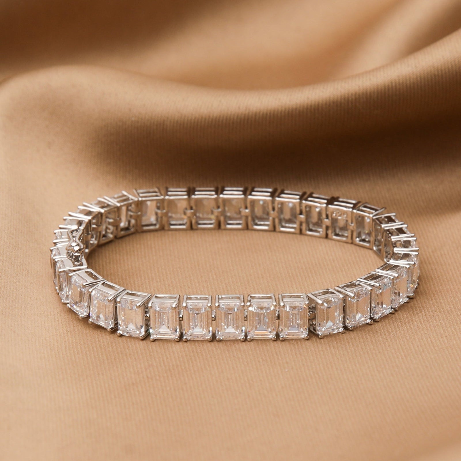 Classic CZ Silver Tennis Bracelet