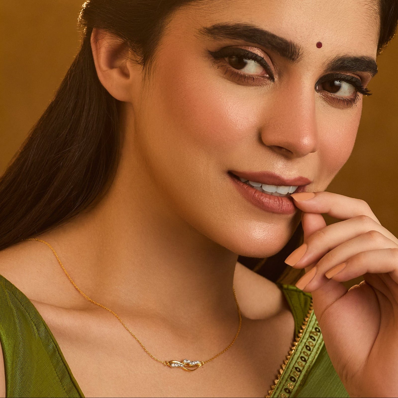 Eternal Spar CZ Silver Pendant Necklace