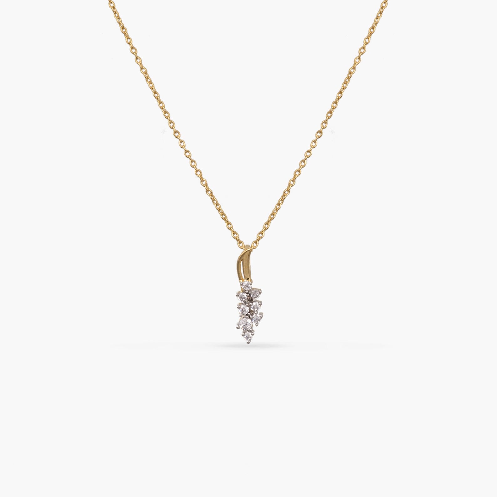 Lunea CZ Silver Pendant Necklace