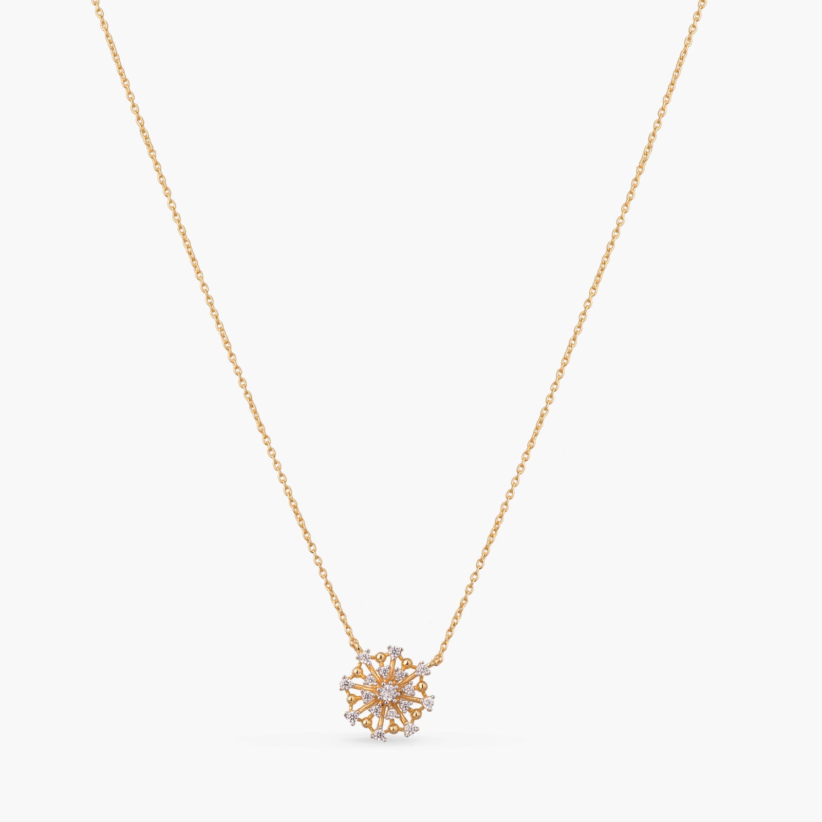 Stella Star CZ Silver Pendant Necklace