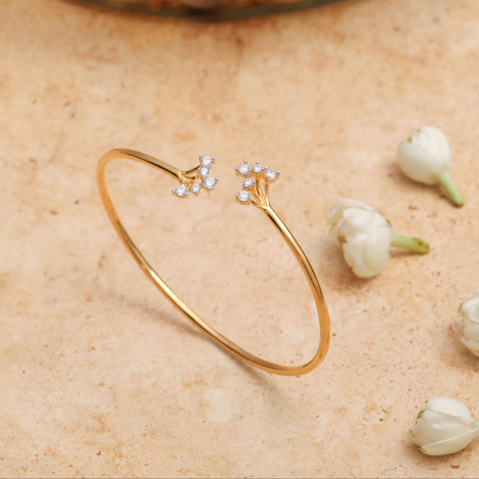 Radiant Dew CZ Silver Bracelet