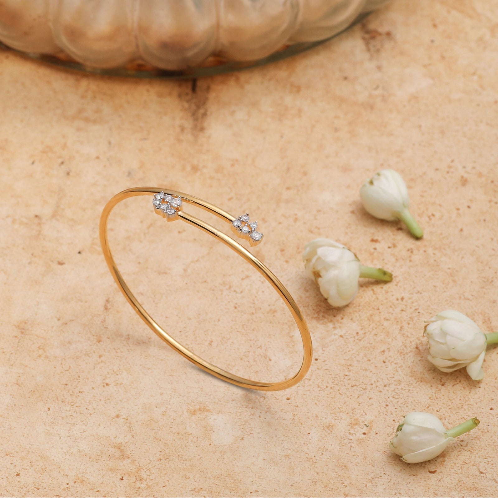 Stcarlet Star CZ Silver Bracelet