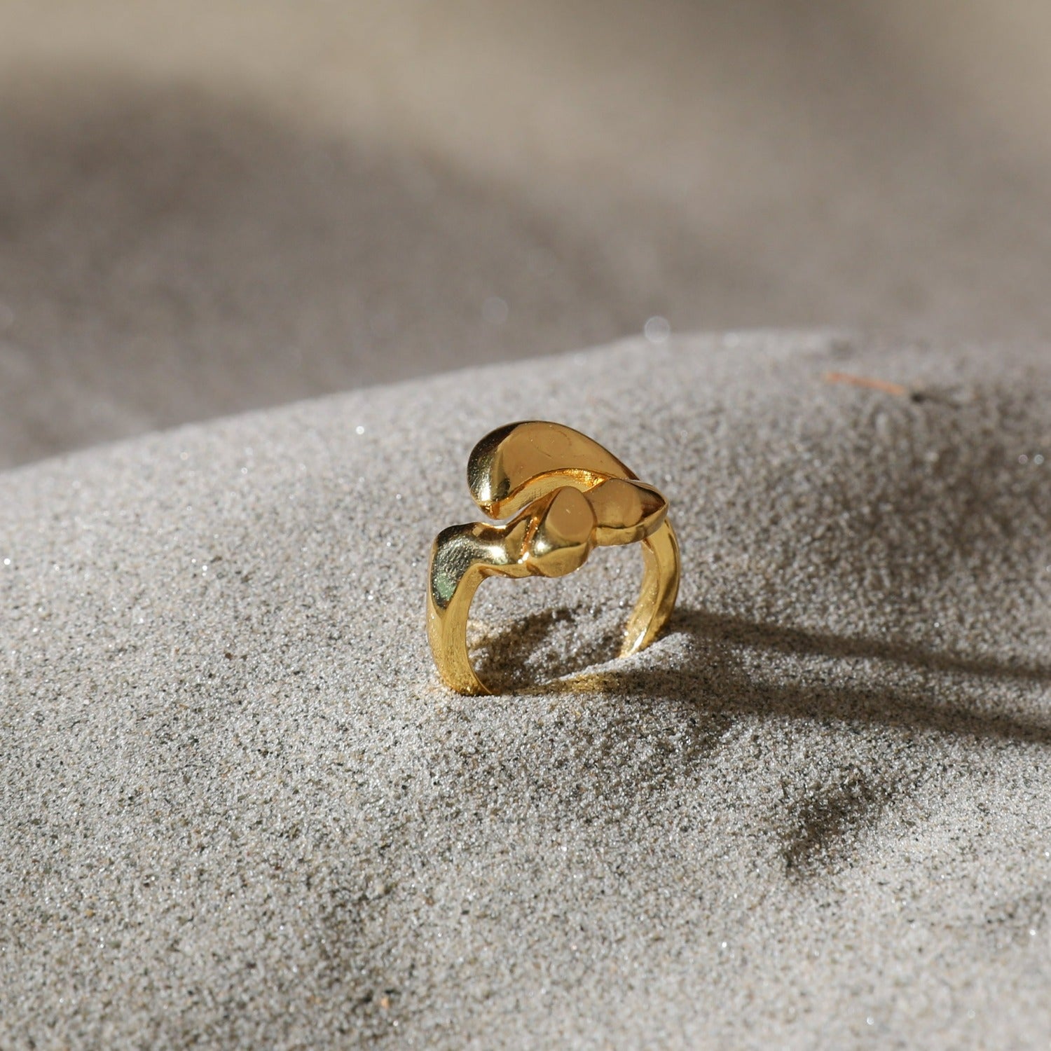 Sandscape Open Style Silver Ring