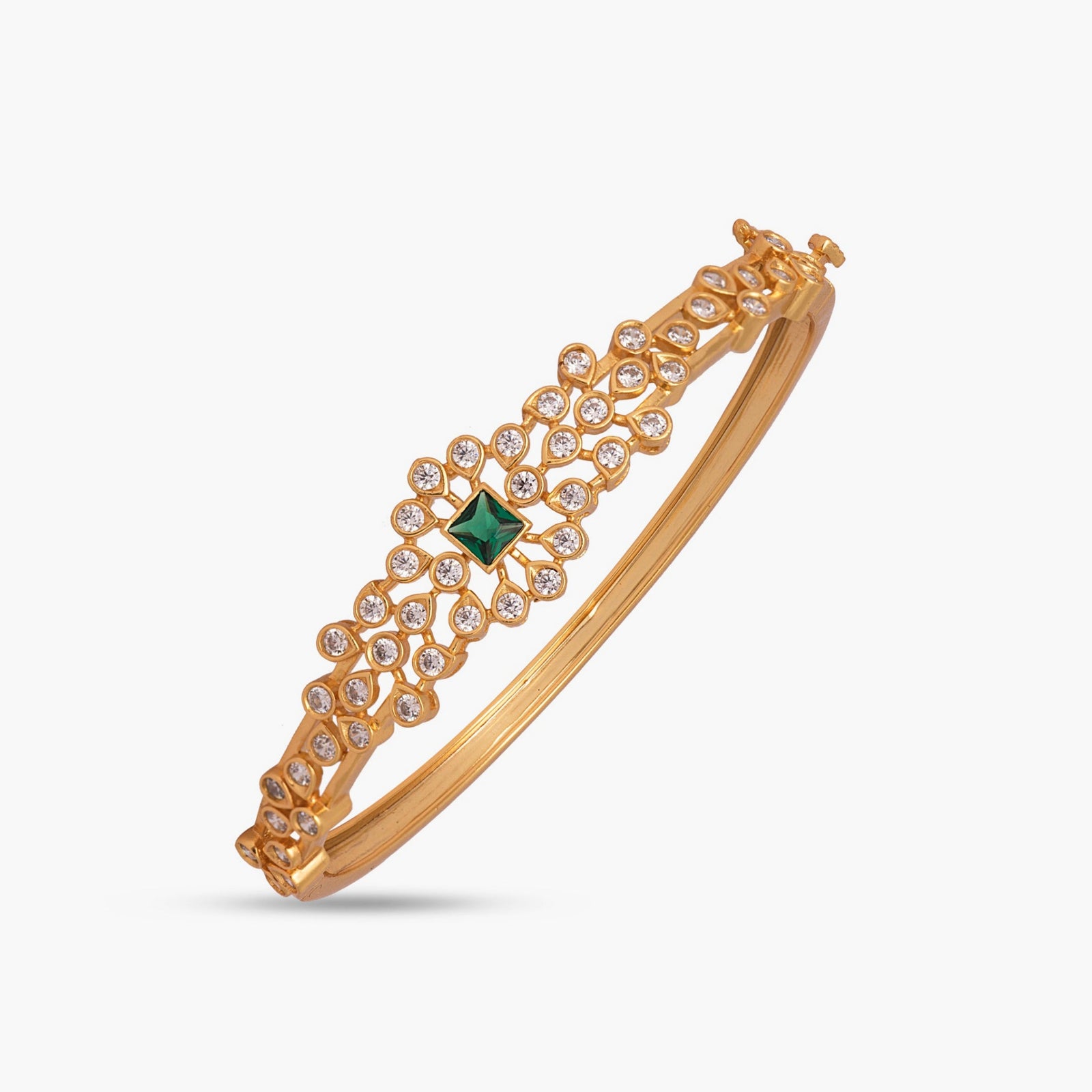 Meera CZ Silver Bracelet