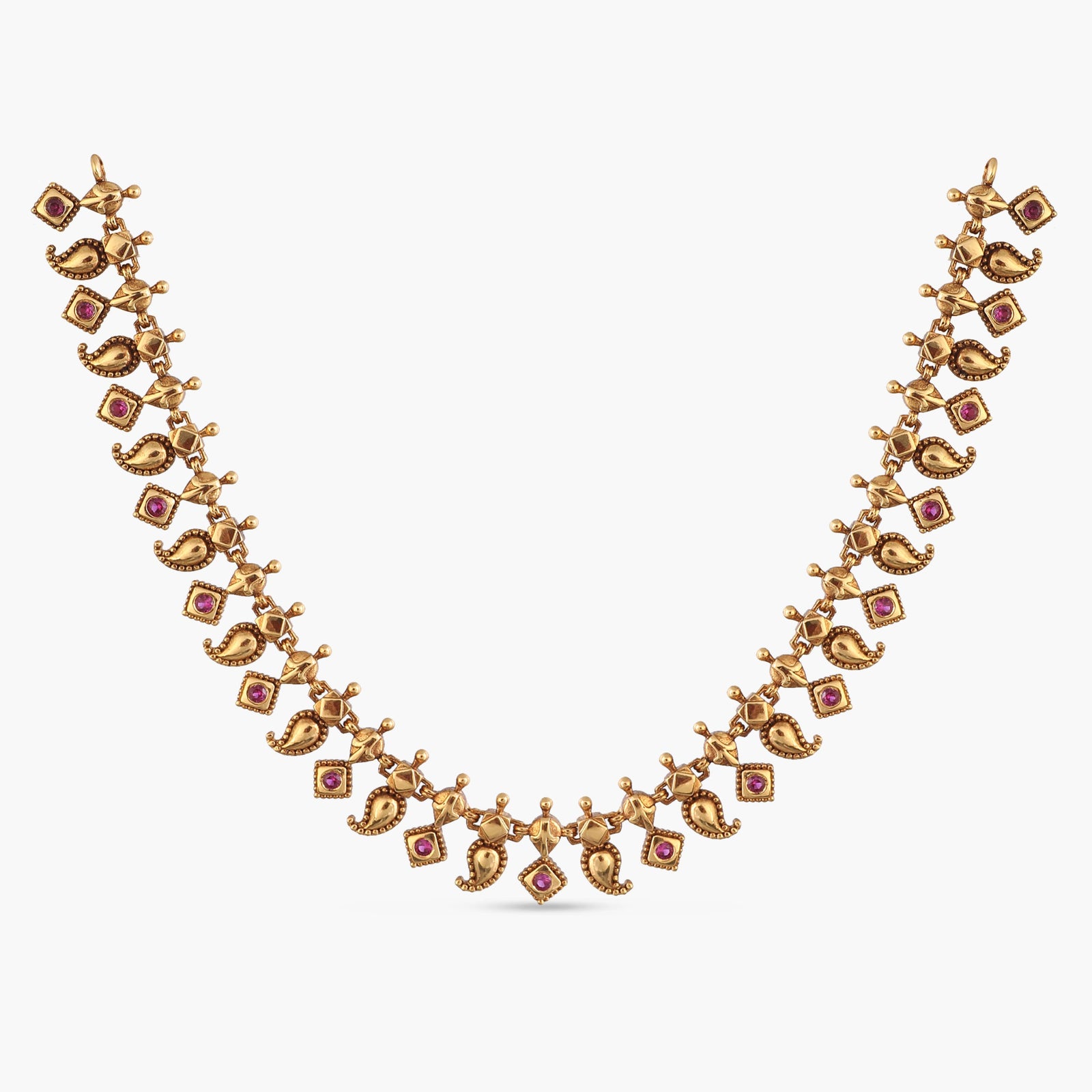 Amodini Antique Silver Necklace