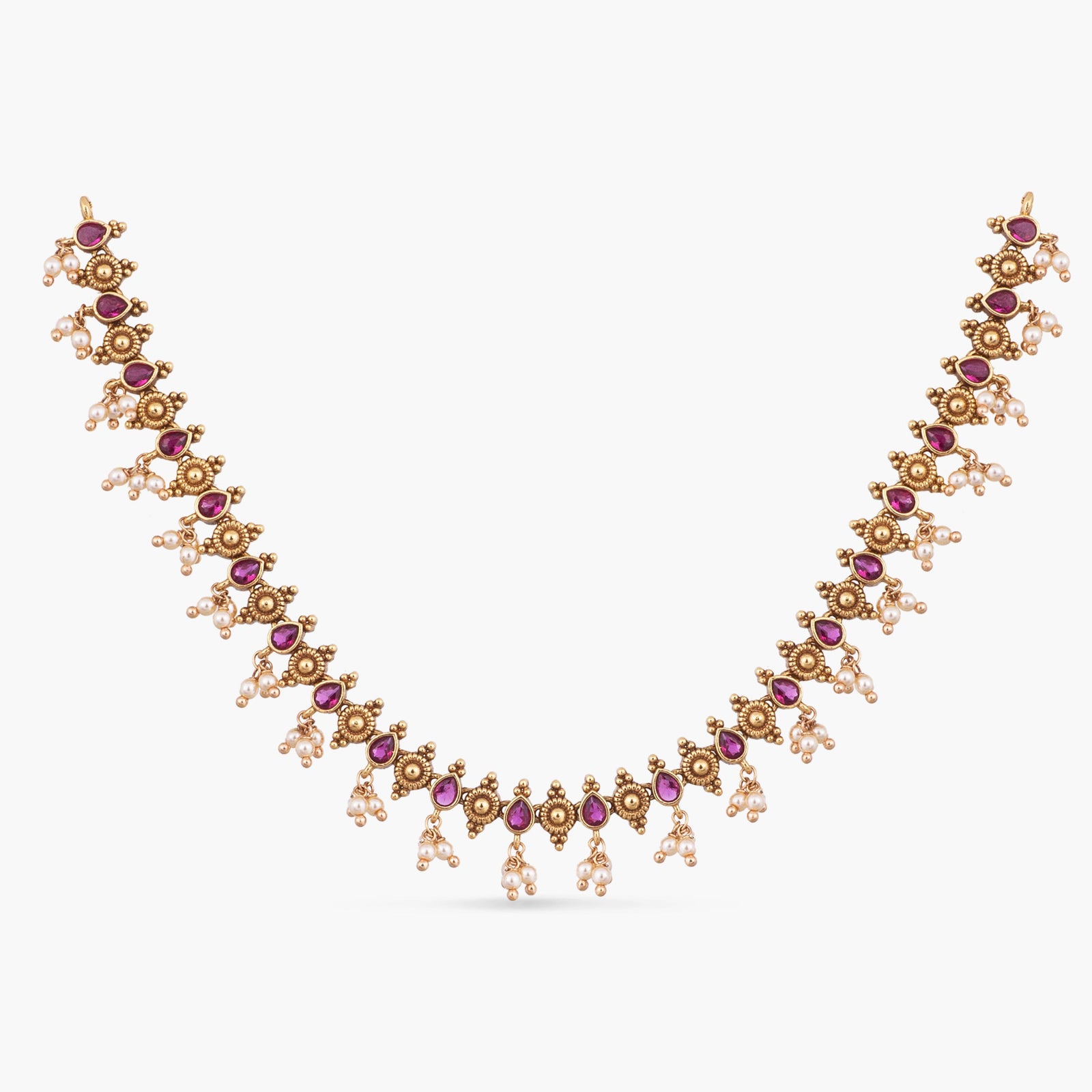 Ratna Antique Silver Necklace