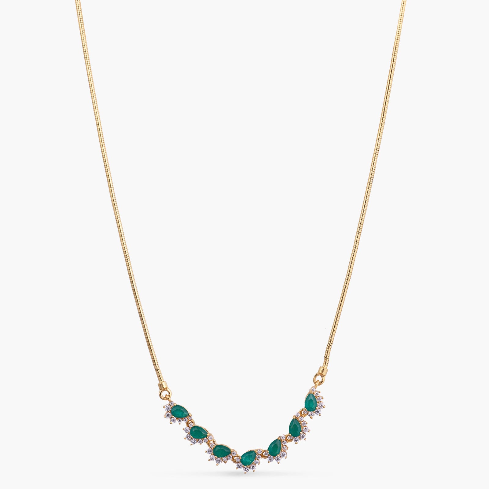 Kira CZ Silver Pendant Necklace