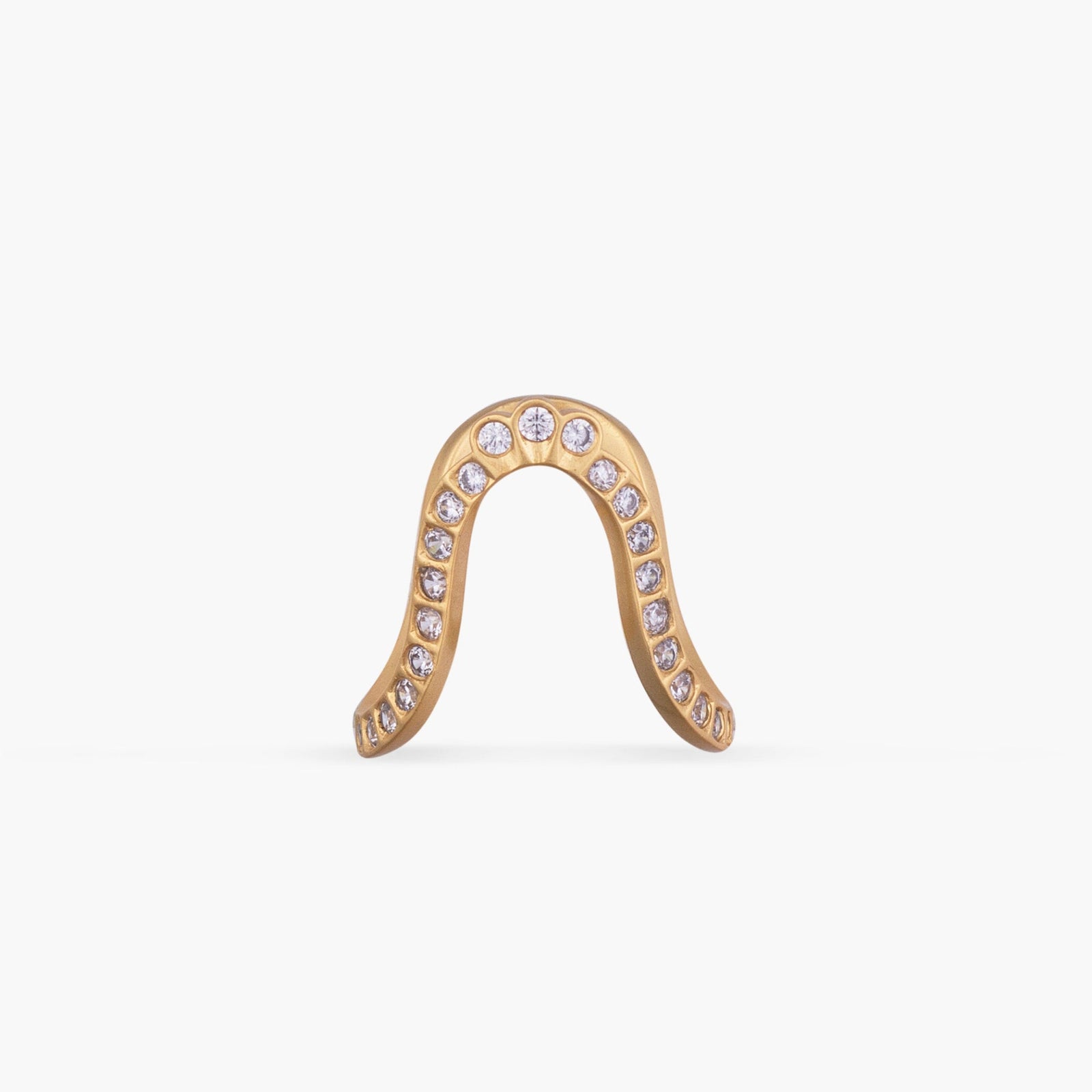 Ria CZ Silver Vanki Ring