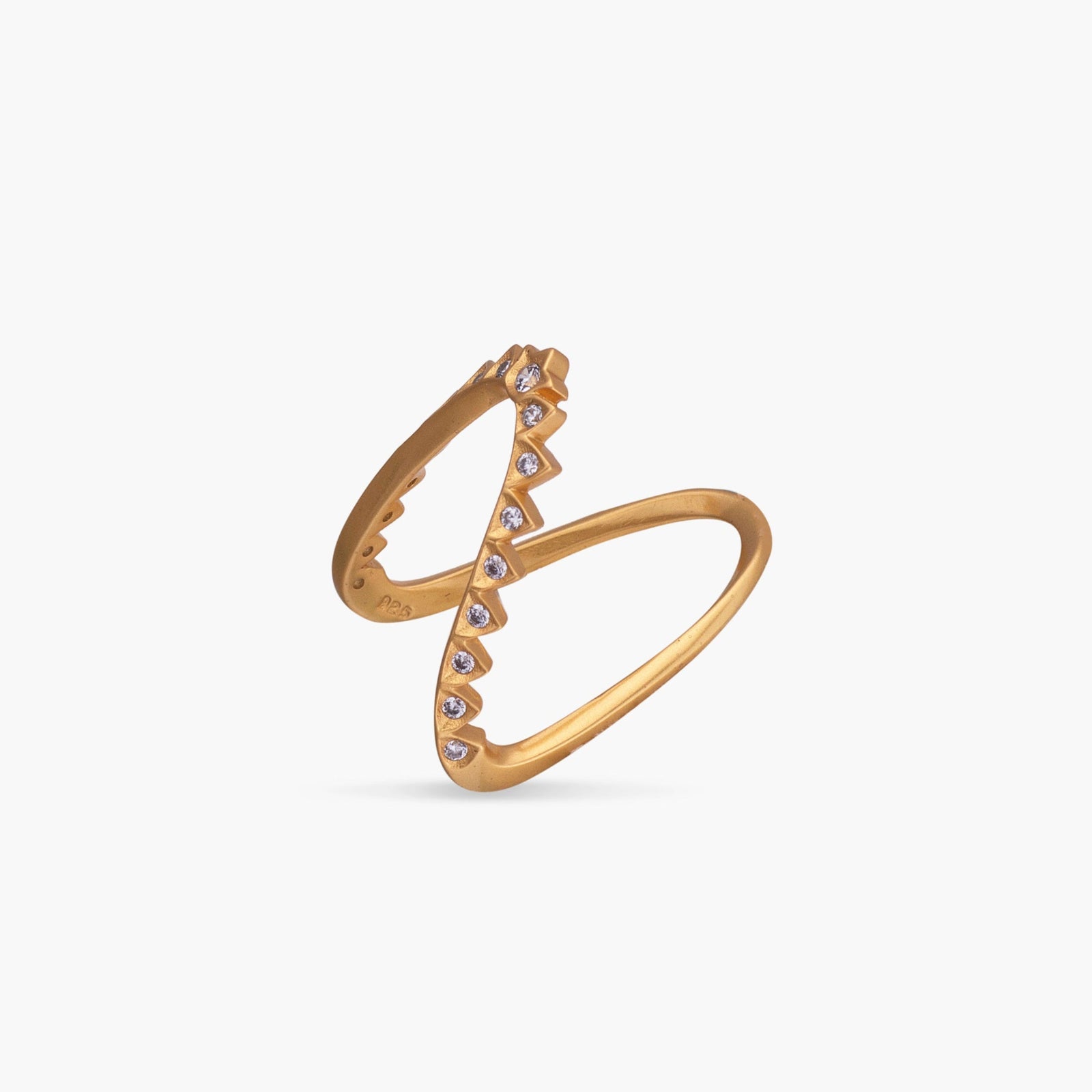 Mila CZ Silver Vanki Ring