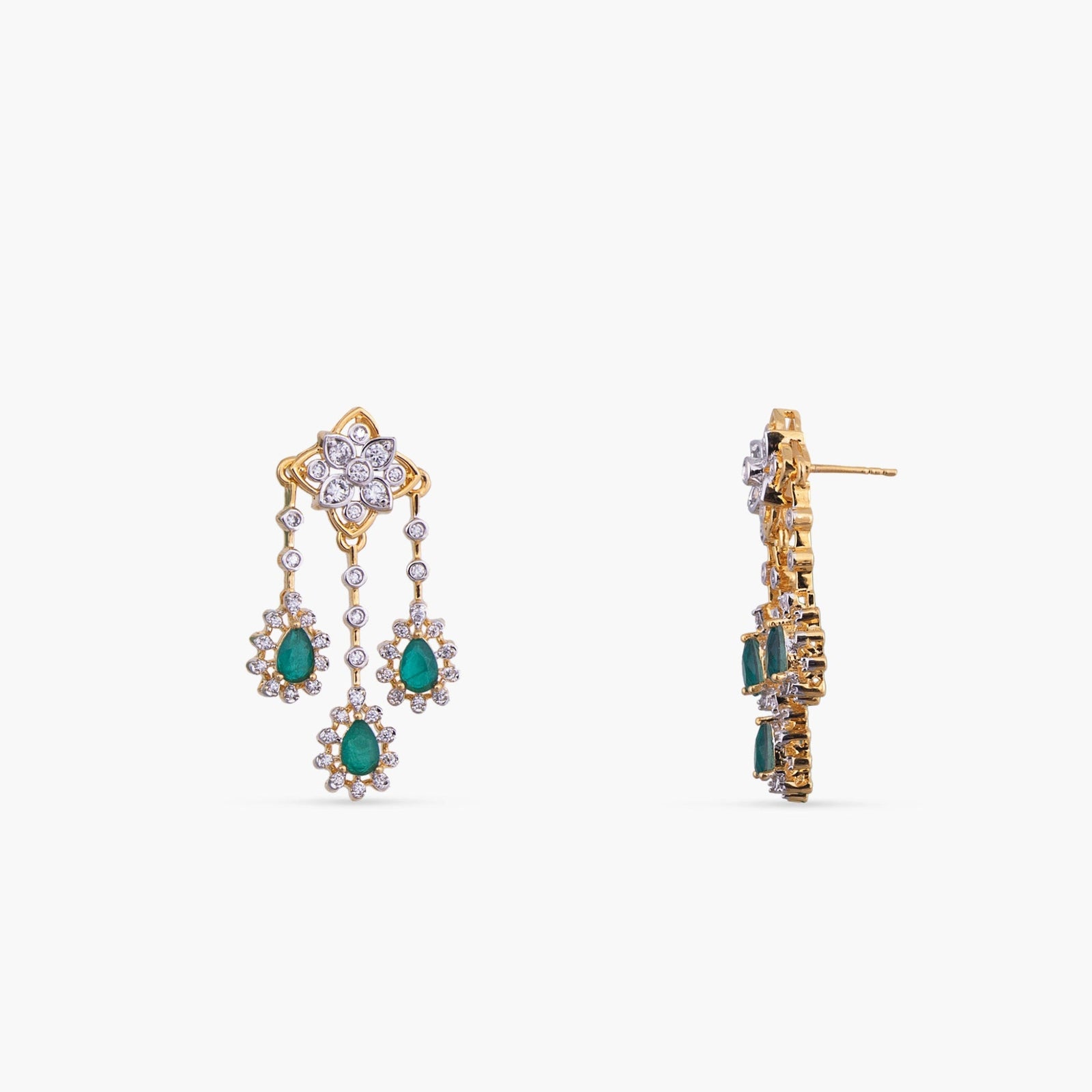 Tara CZ Silver Necklace Set