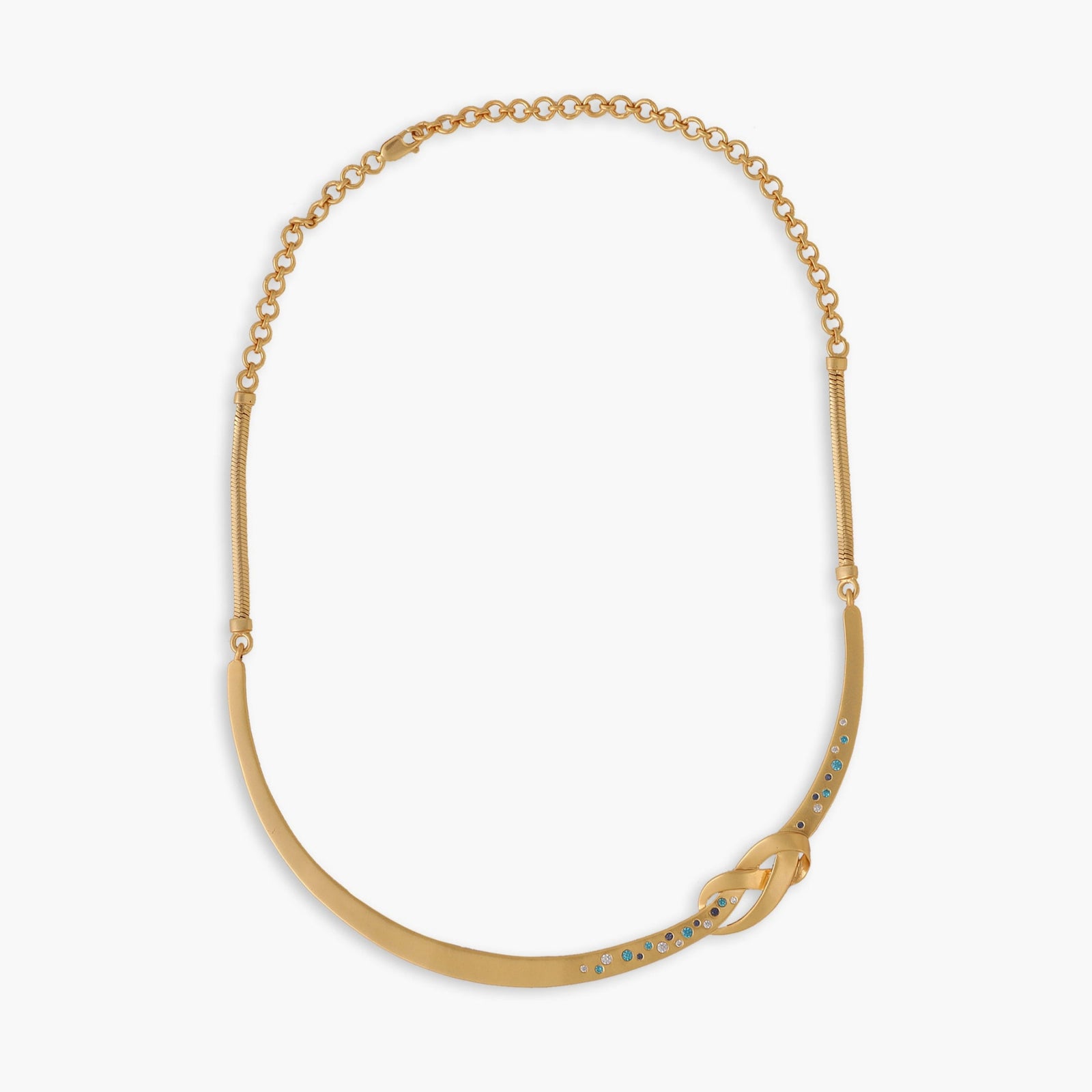 Coastline Cresta Silver Hasli Necklace