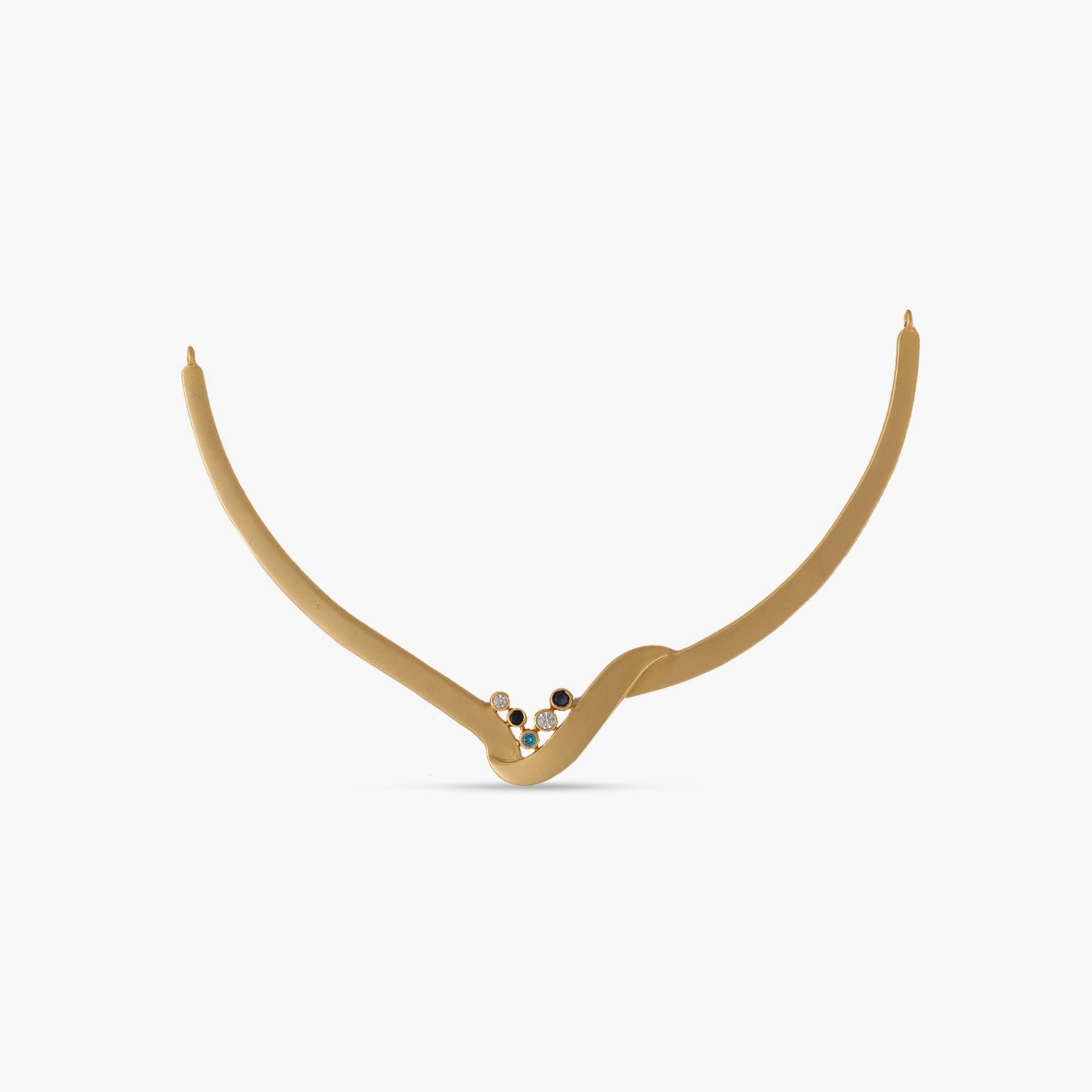 Coastline Lisse Silver Hasli Necklace