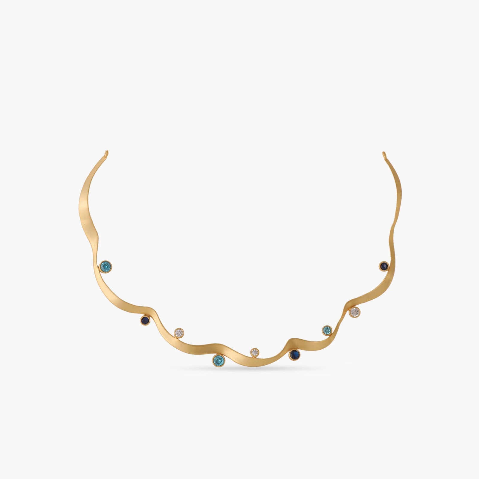 Coastline Aquara Silver Hasli Necklace