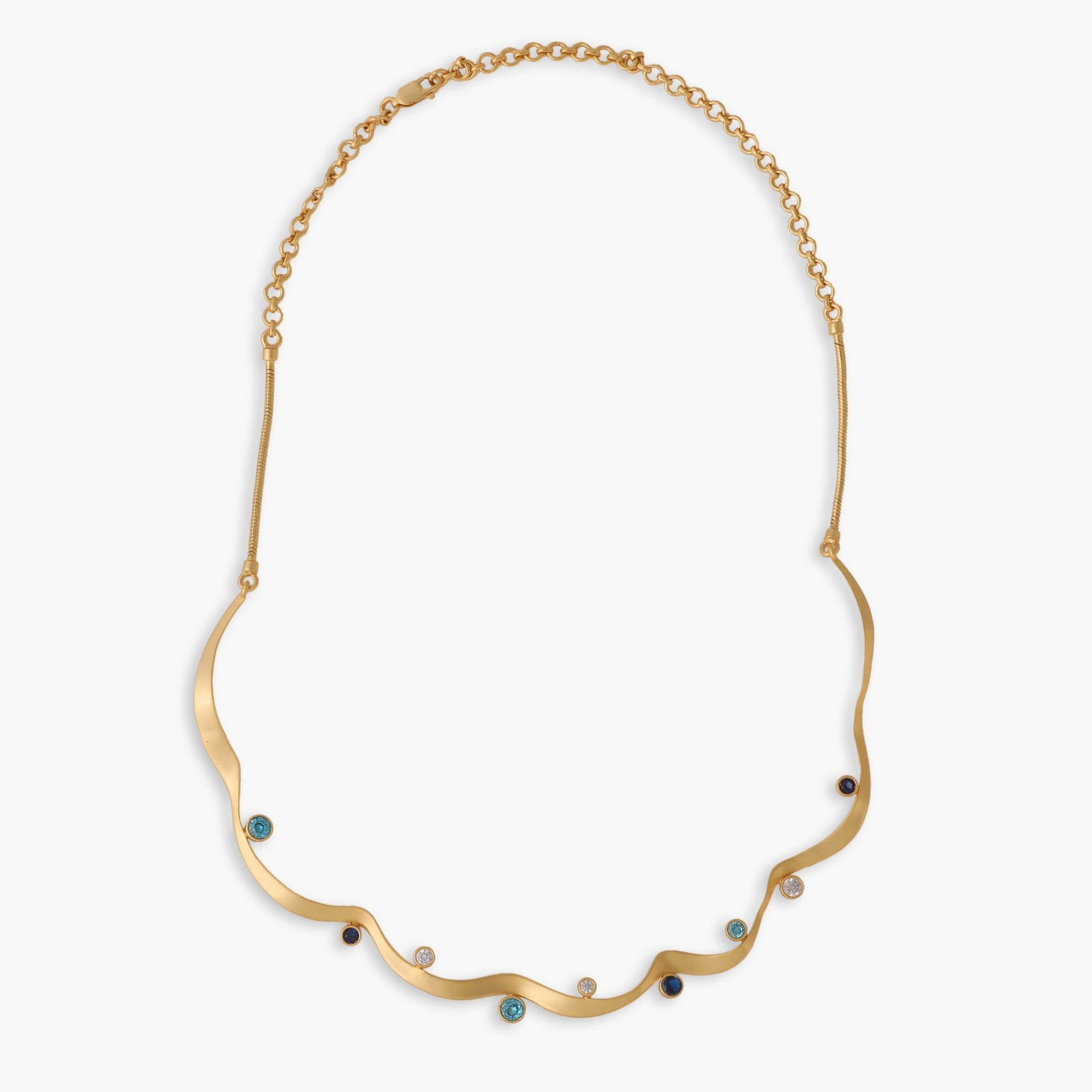 Coastline Aquara Silver Hasli Necklace