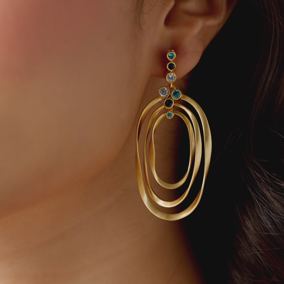 Coastline Mael Silver Drop Earrings