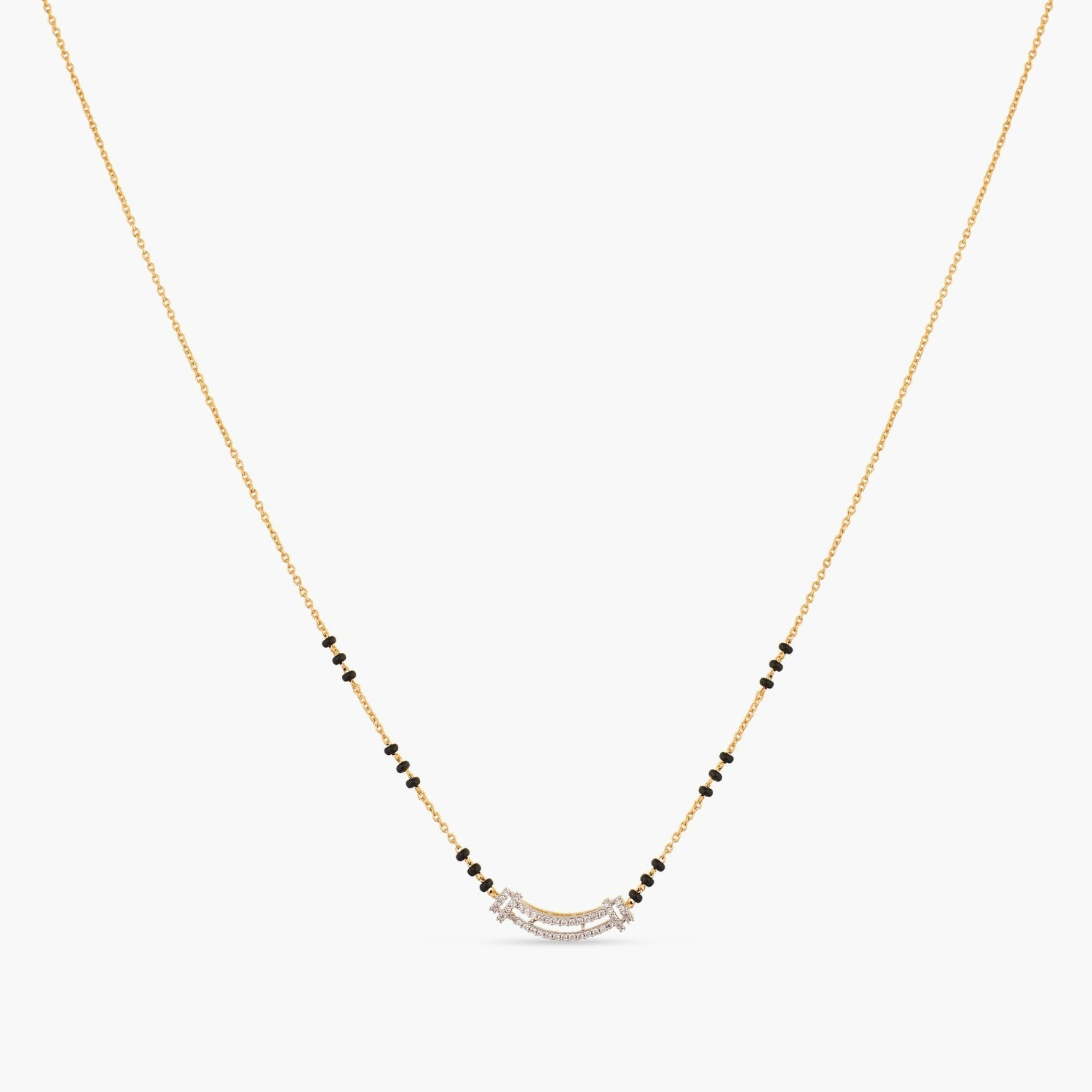 Anila CZ Silver Mangalsutra