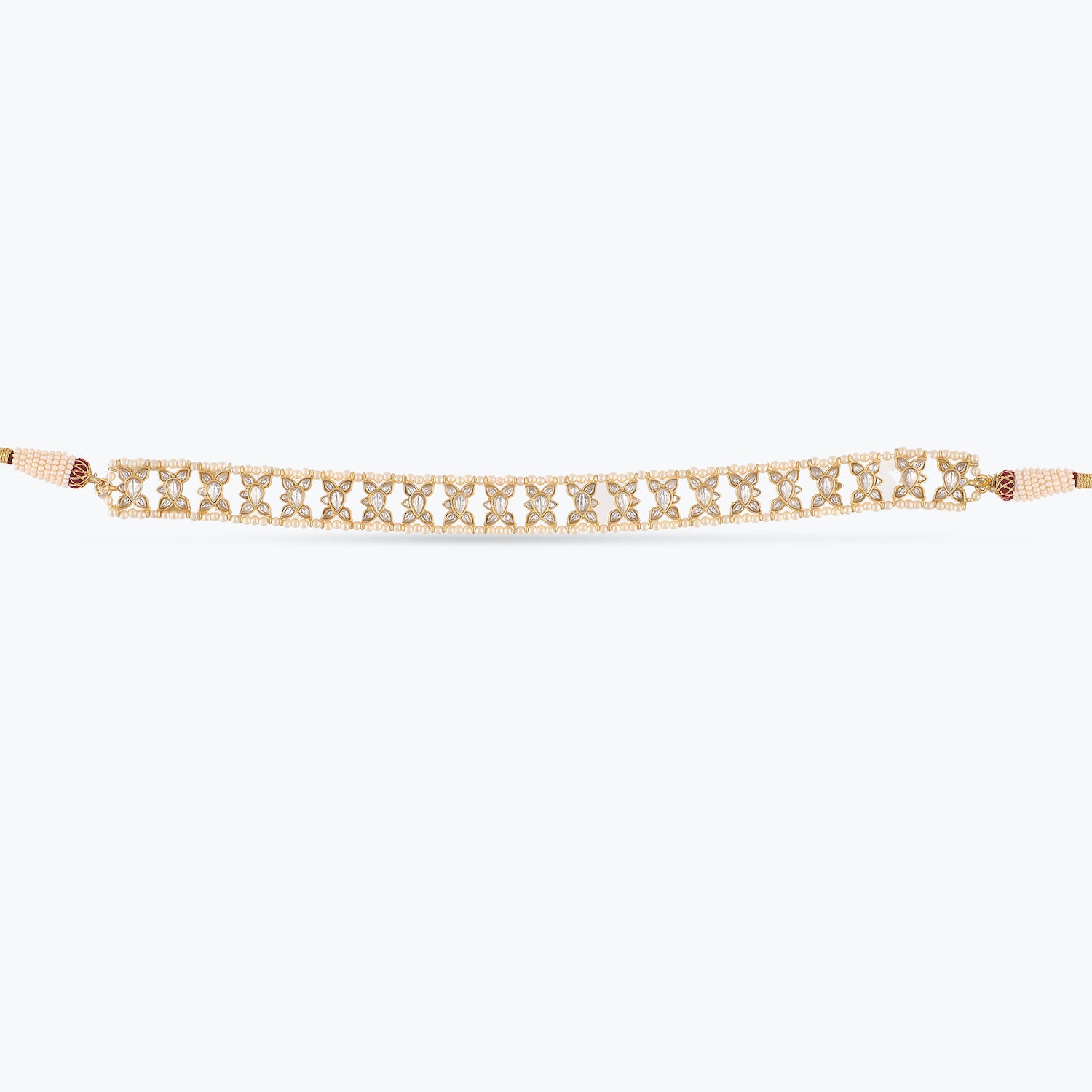 Anupa Gold Plated Silver Choker