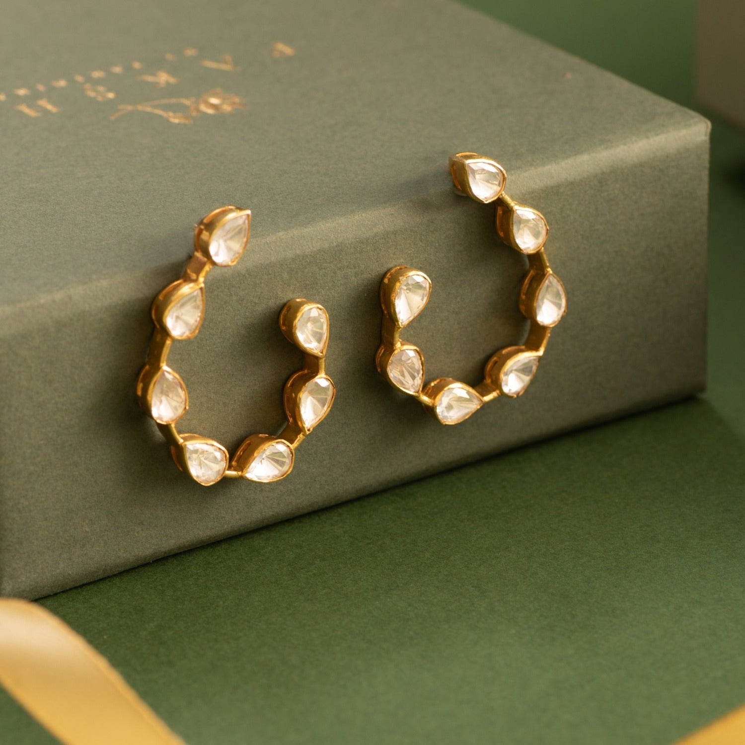 Zaina Moissanite Silver Stud