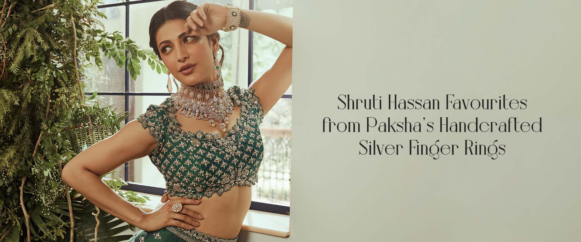 Shruti Hassan Favorites from Paksha's Handcrafted Silver Finger Rings
