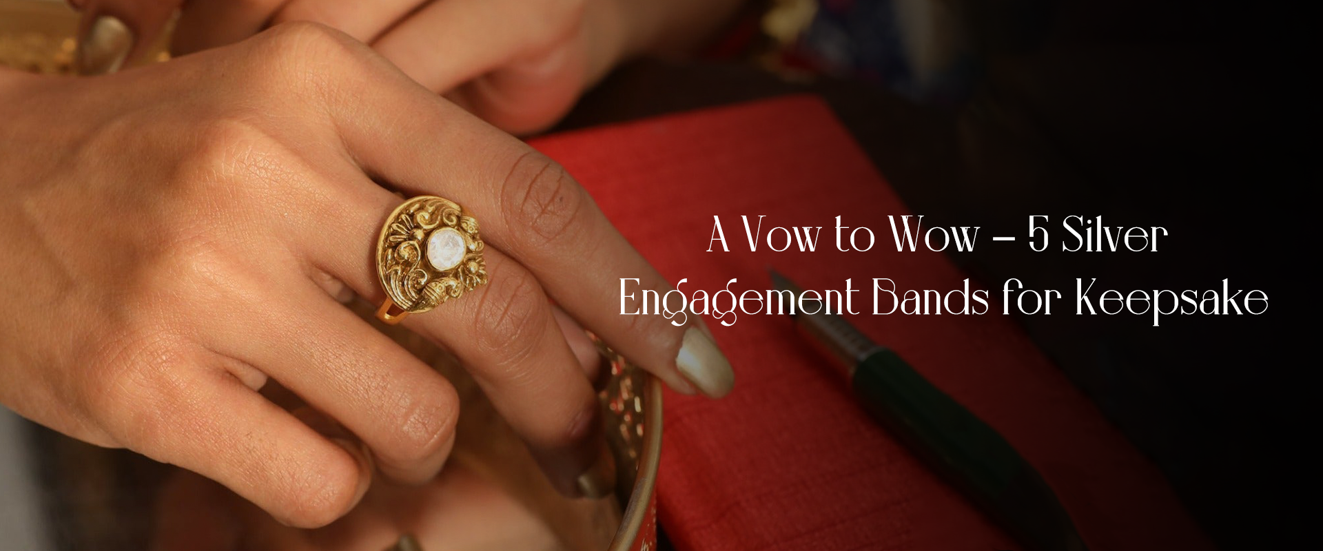 A Vow to Wow – 5 Silver Engagement Bands for Keepsake