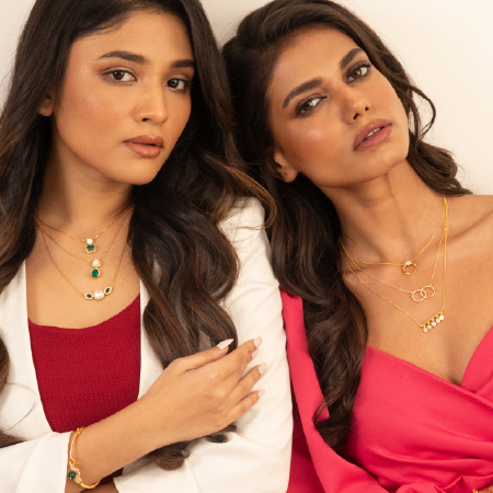 Gold Plated Silver Necklace