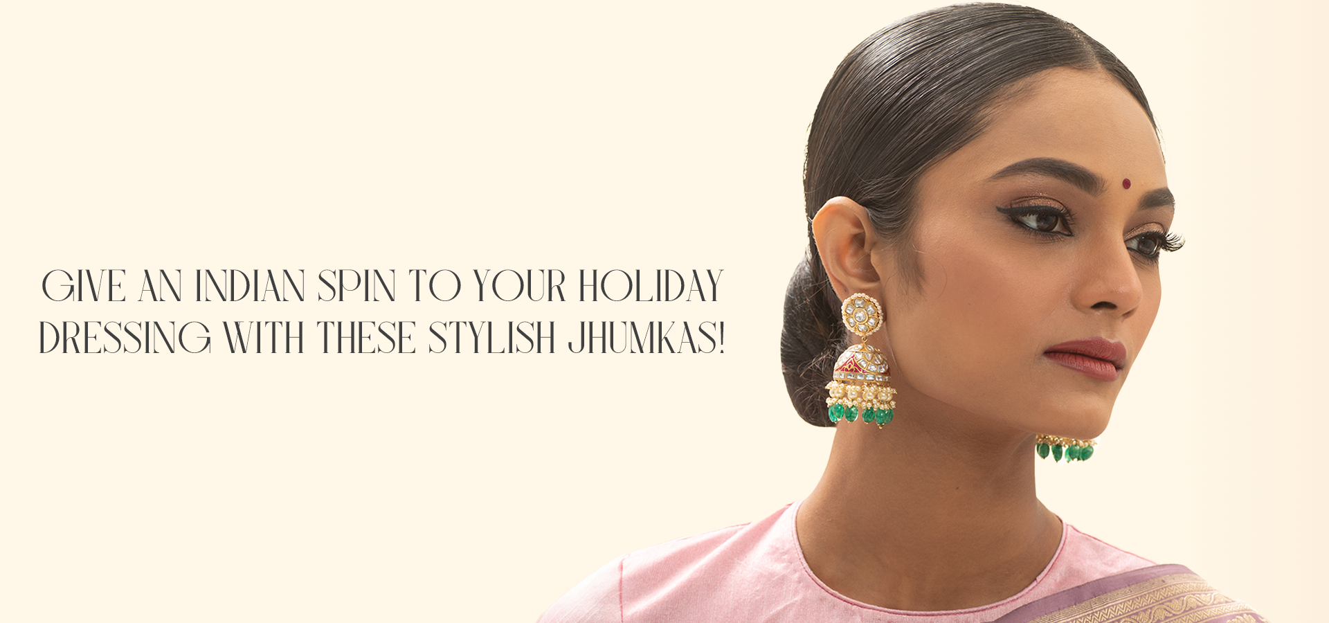 Give an Indian spin to your holiday dressing with these stylish Jhumkas!