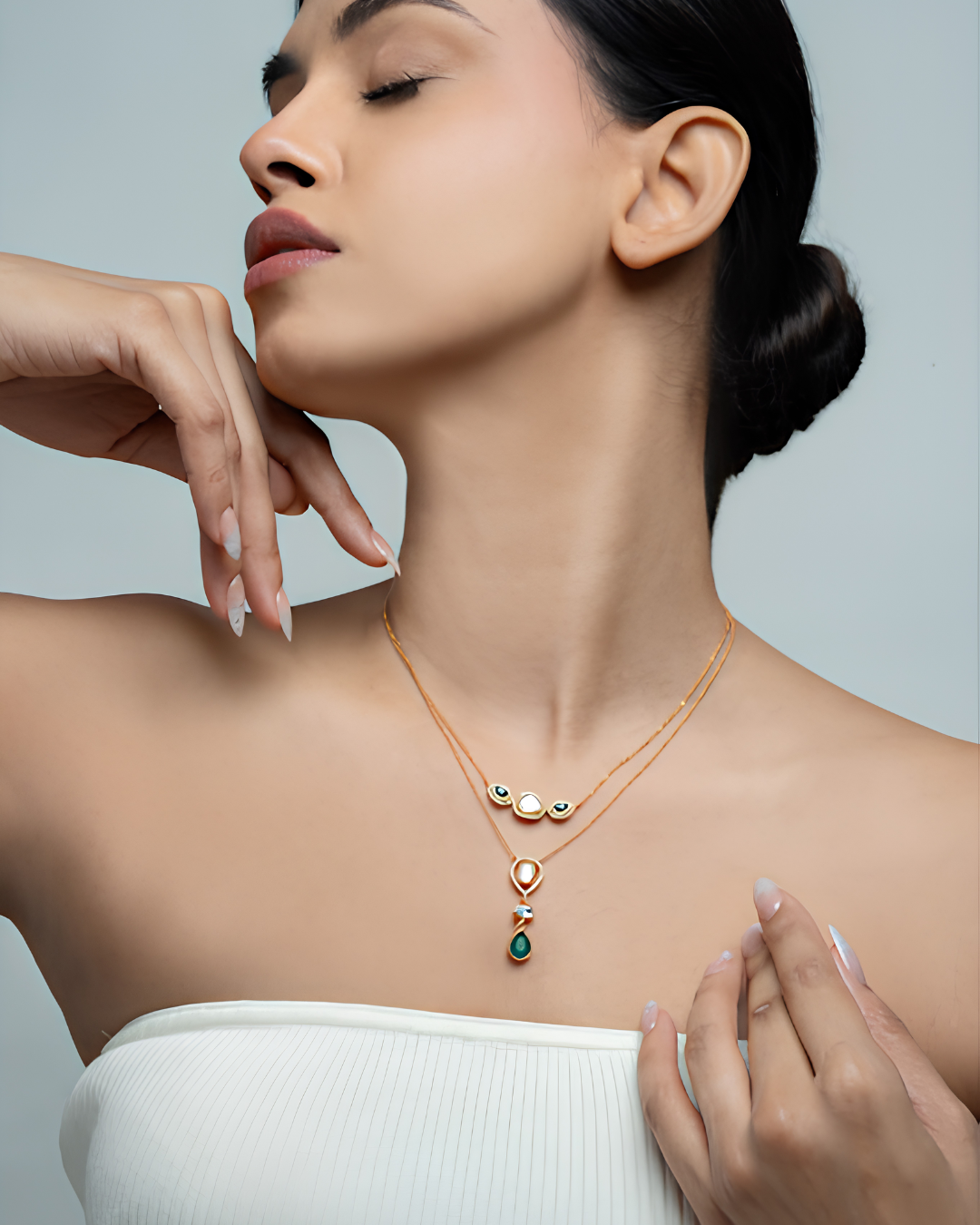 Art of Layering: How to Style Layered Silver Necklaces for a Chic & Balanced Look