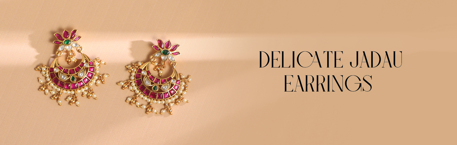 Delicate Jadau Earrings