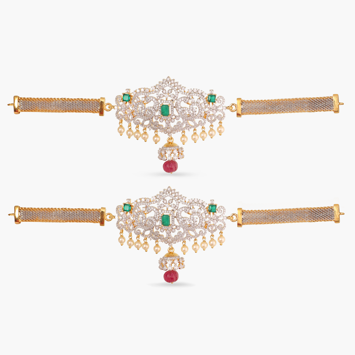 Armlet Aara CZ Silver Armlets