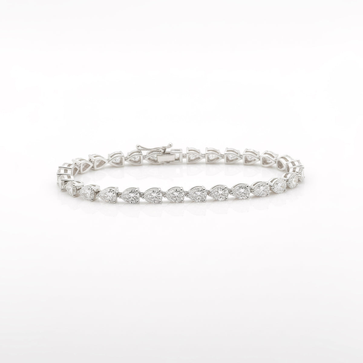 Classic CZ Silver Tennis Bracelet