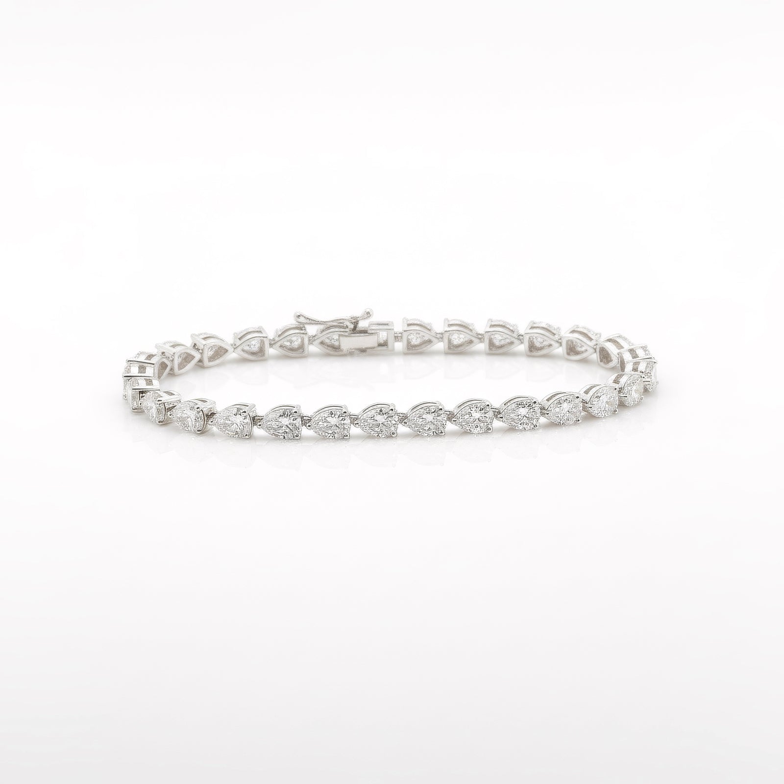 Classic CZ Silver Tennis Bracelet