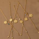 Bracelet Citrine Scorpio Zodiac Gold Plated Silver Chain Bracelet