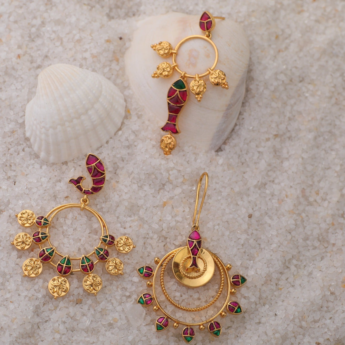 Earrings Matsya Silver Hook Earrings