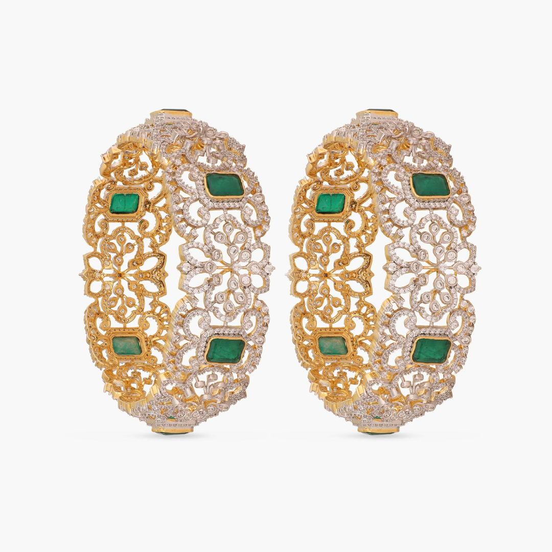 Bangles Aara CZ Silver Bangle