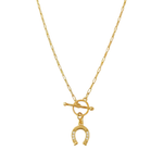 Pendant Lucky Horseshoe Silver Charm