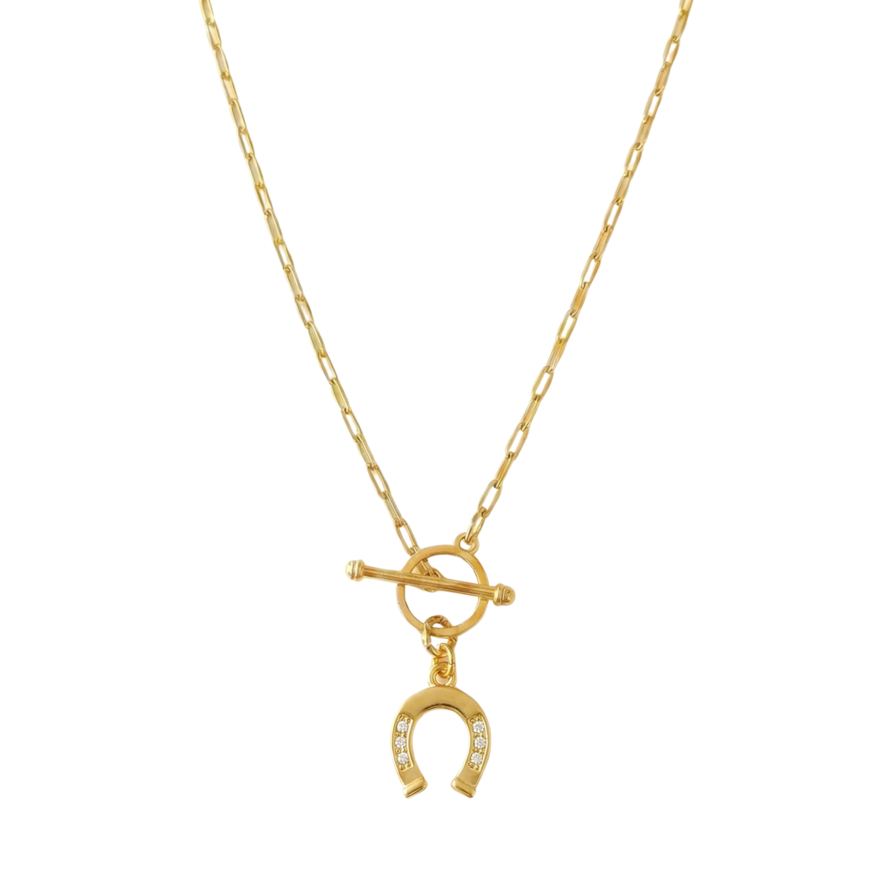 Pendant Lucky Horseshoe Silver Charm