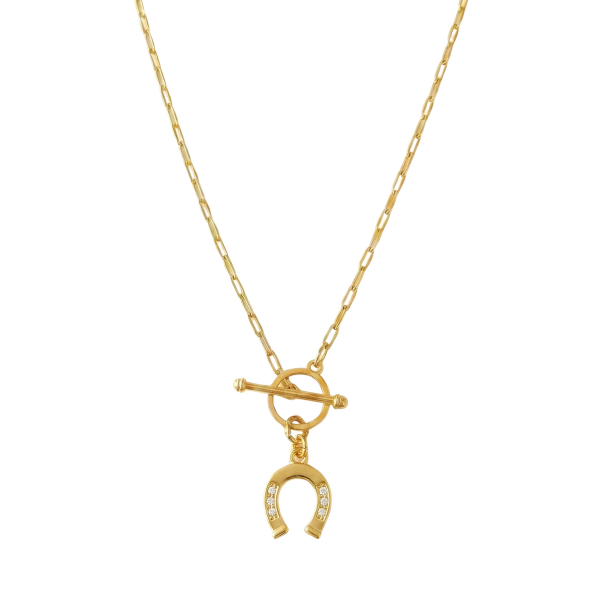 Lucky Horseshoe Silver Charm