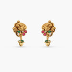 Earrings Peacock Simple Silver Drop Earrings