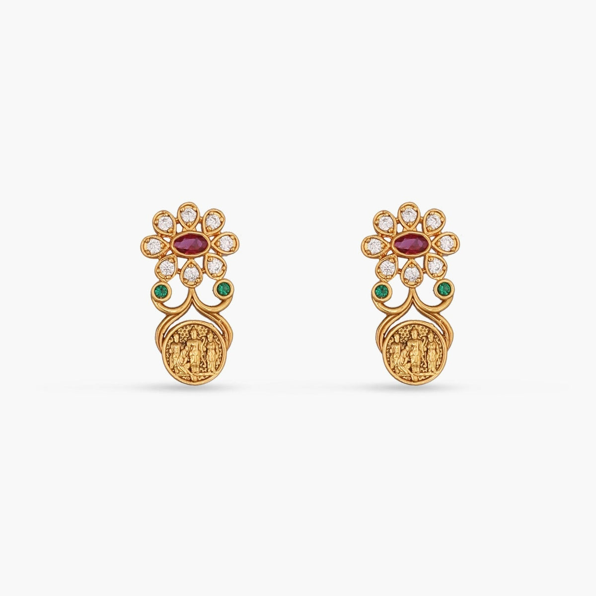 Necklaces Ram Parivaar Kempu Necklace Set
